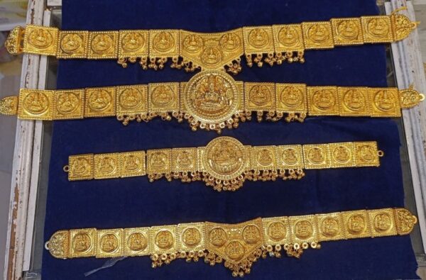 gold Plated Lakshmi belt